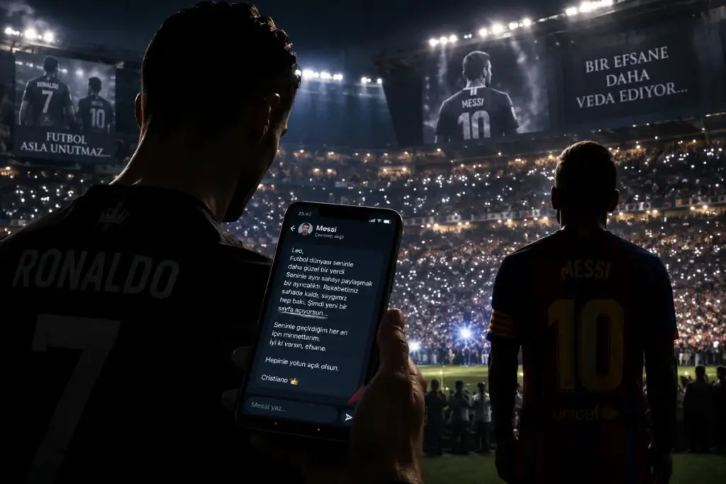 Ronaldo ve Messi Arasındaki Saygı Dolu Milli Takım Vedası
