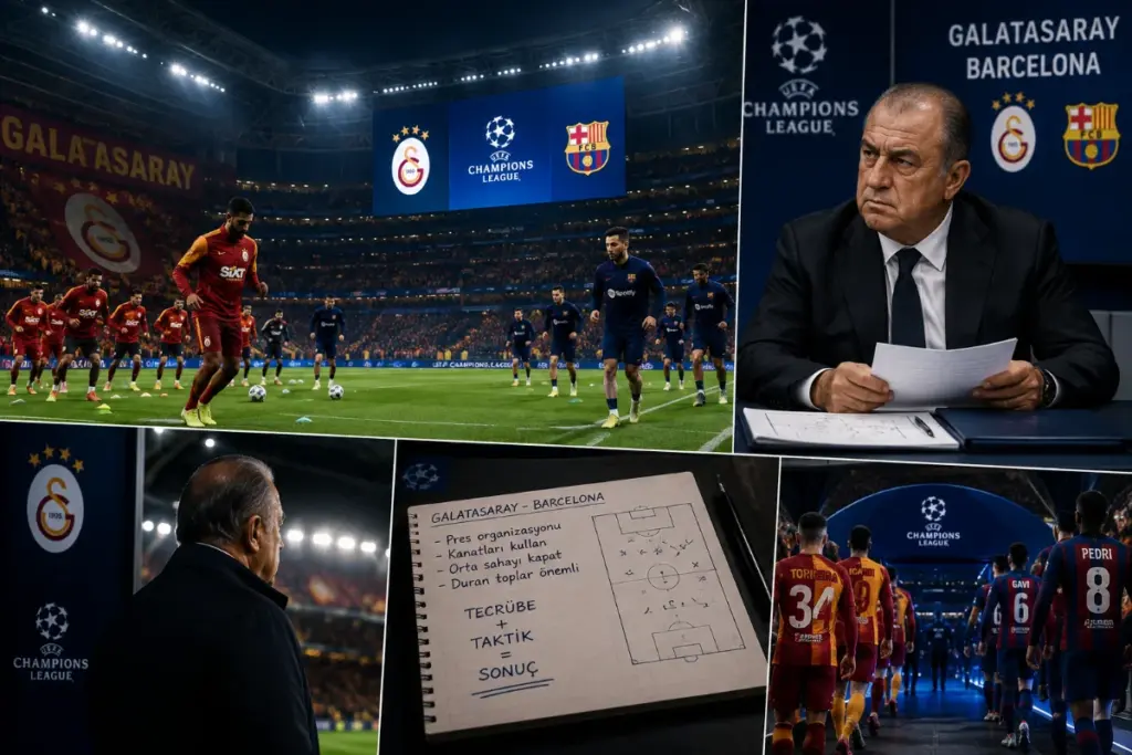 Şampiyonlar Ligi’nde Fatih Terim Rüzgarı: Barcelona Maçında Kritik Görev